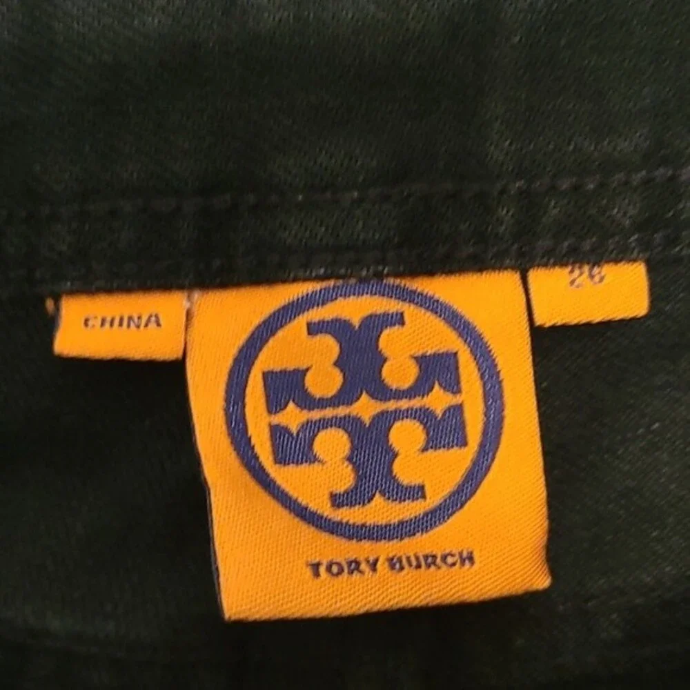 Tory Burch Women's Black Super Skinny Jeans Size 26